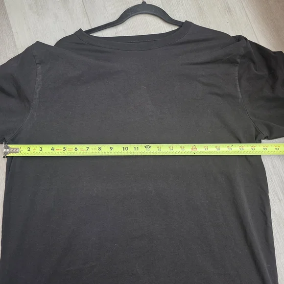 Rough Dress Classic Black Short Sleeve Men's Tee - Picture 3 of 5